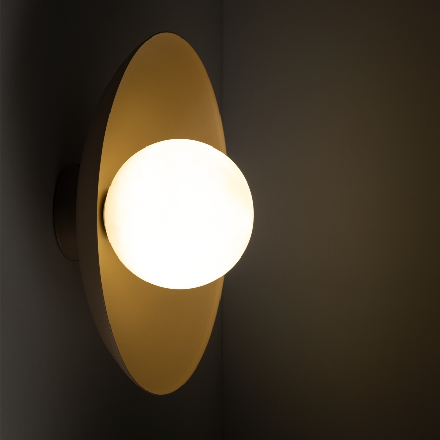 Væglampe SLATE 1xG9/8W/230V diameter 28 cm beige