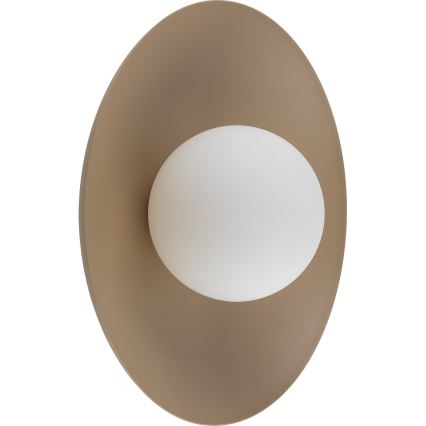 Væglampe SLATE 1xG9/8W/230V diameter 28 cm beige