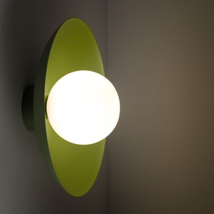 Væglampe SLATE 1xG9/8W/230V diameter 28 cm grøn
