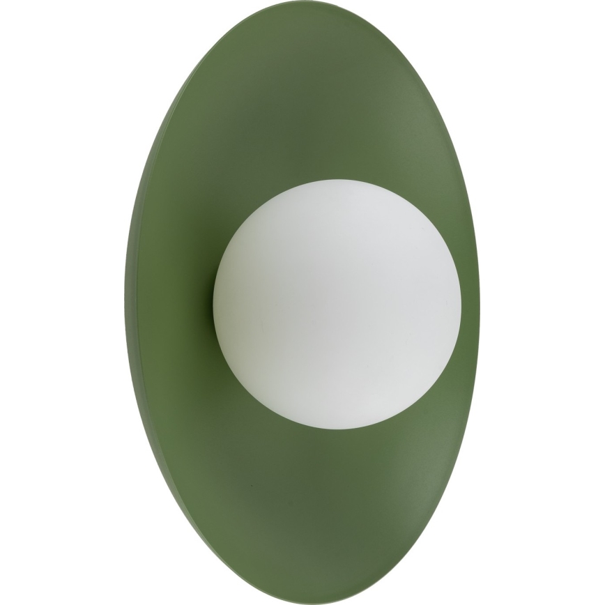 Væglampe SLATE 1xG9/8W/230V diameter 28 cm grøn
