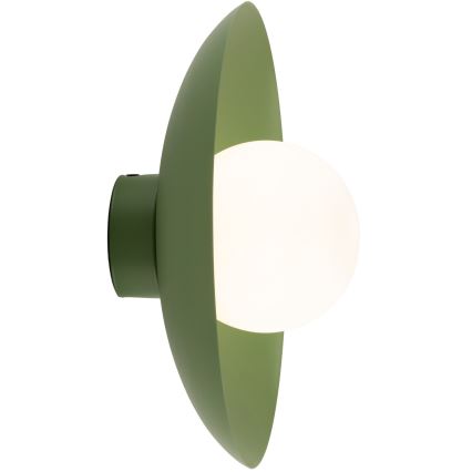 Væglampe SLATE 1xG9/8W/230V diameter 28 cm grøn