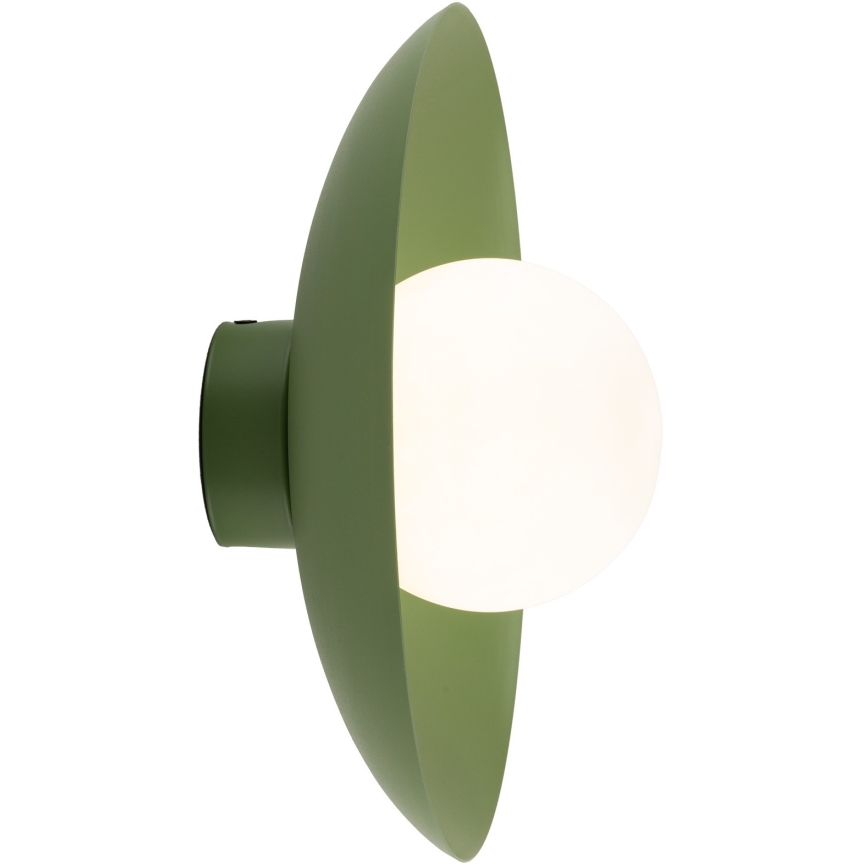 Væglampe SLATE 1xG9/8W/230V diameter 28 cm grøn