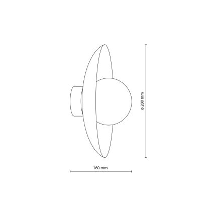 Væglampe SLATE 1xG9/8W/230V diameter 28 cm grøn