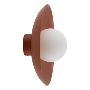 Væglampe SLATE 1xG9/8W/230V diameter 28 cm mursten