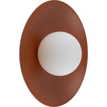 Væglampe SLATE 1xG9/8W/230V diameter 28 cm mursten