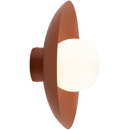 Væglampe SLATE 1xG9/8W/230V diameter 28 cm mursten