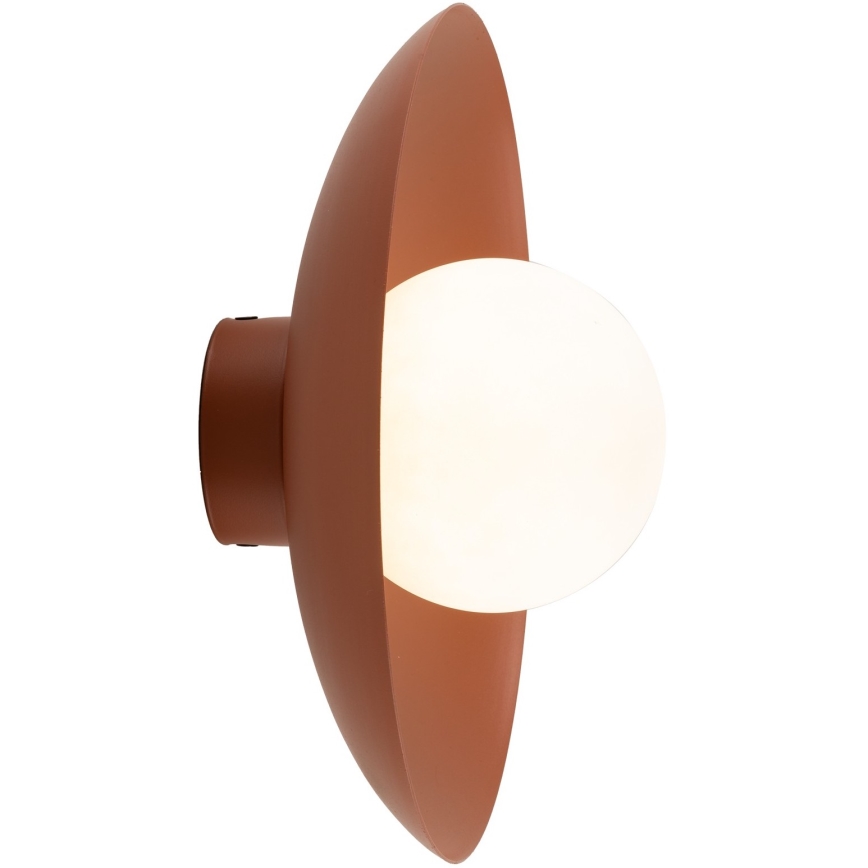 Væglampe SLATE 1xG9/8W/230V diameter 28 cm mursten