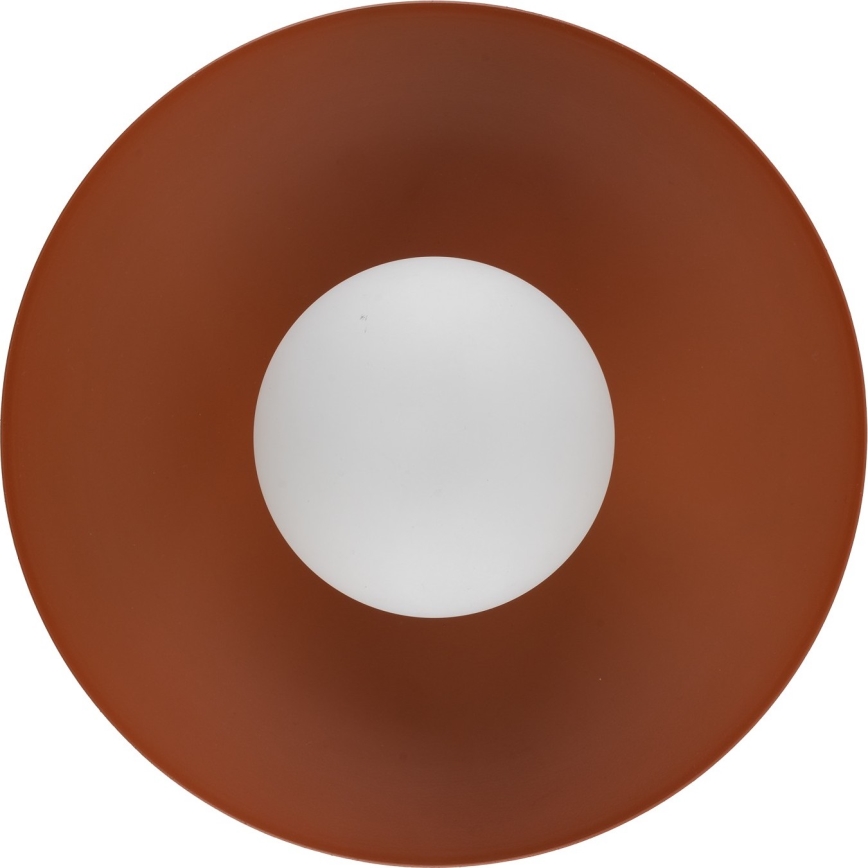 Væglampe SLATE 1xG9/8W/230V diameter 28 cm mursten