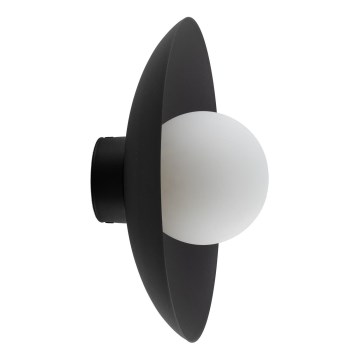 Væglampe SLATE 1xG9/8W/230V diameter 28 cm sort