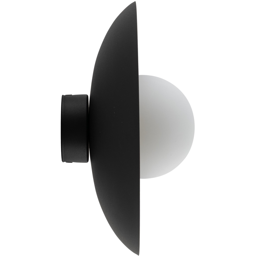 Væglampe SLATE 1xG9/8W/230V diameter 28 cm sort