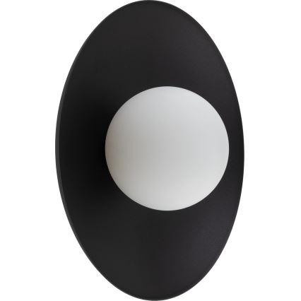 Væglampe SLATE 1xG9/8W/230V diameter 28 cm sort