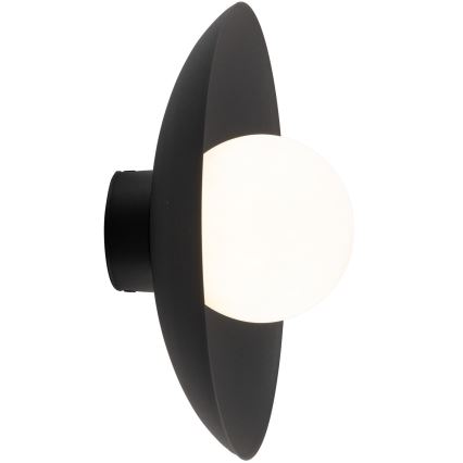 Væglampe SLATE 1xG9/8W/230V diameter 28 cm sort