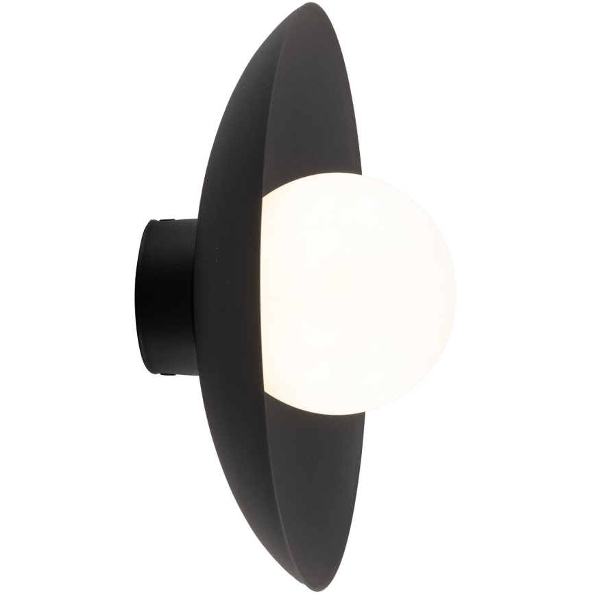 Væglampe SLATE 1xG9/8W/230V diameter 28 cm sort