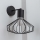Væglampe SOLANO 1xE27/15W/230V sort/poleret krom