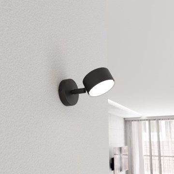 Væglampe SORA 1xGX53/12W/230V sort