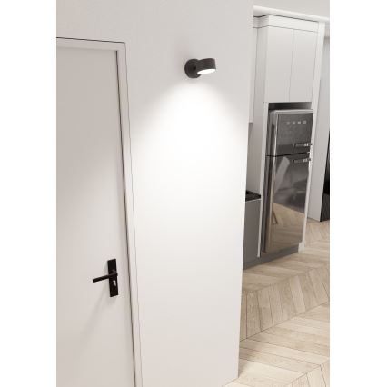 Væglampe SORA 1xGX53/12W/230V sort