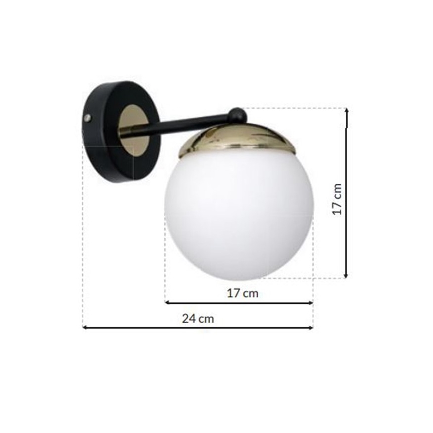 Væglampe SPARTA 1xE14/40W/230V