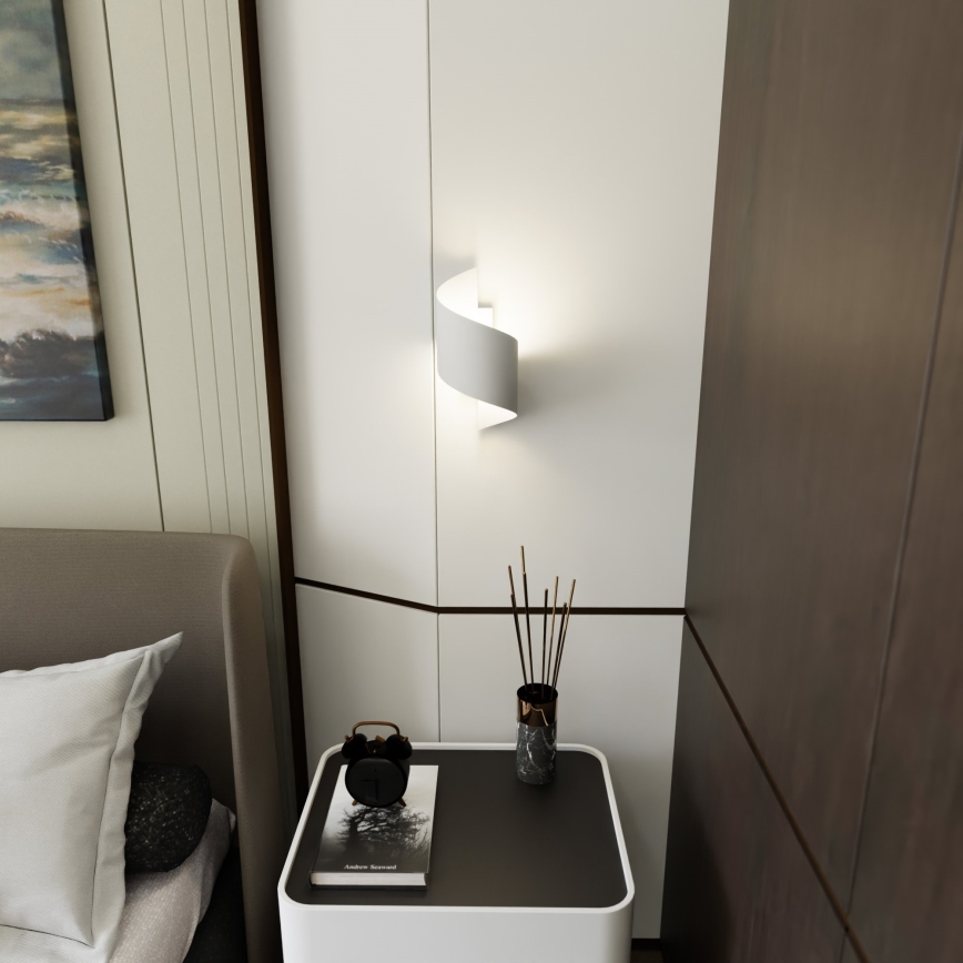 Væglampe SPINER 1xG9/8W/230V hvid
