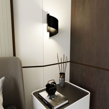 Væglampe SPINER 1xG9/8W/230V sort