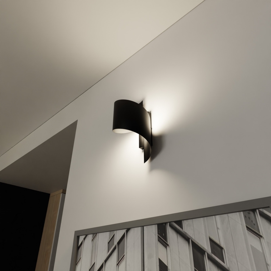 Væglampe SPINER 1xG9/8W/230V sort