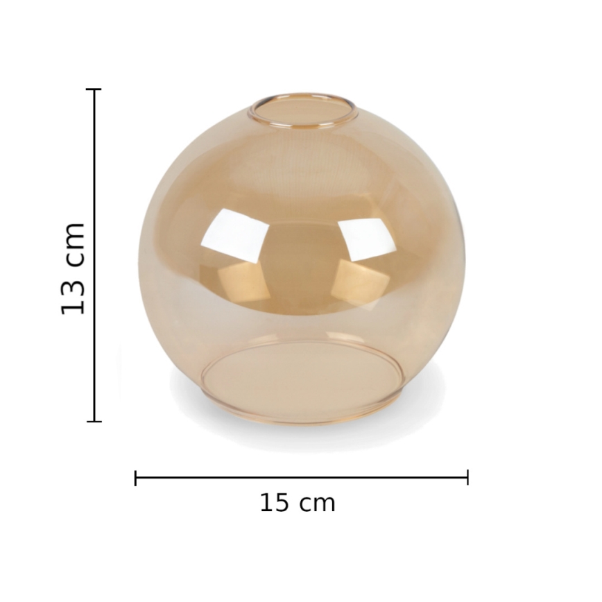Væglampe STAR 1xE27/60W/230V sort/røget beige