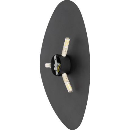 Væglampe STONE 3xG9/8W/230V 37x49 cm sort