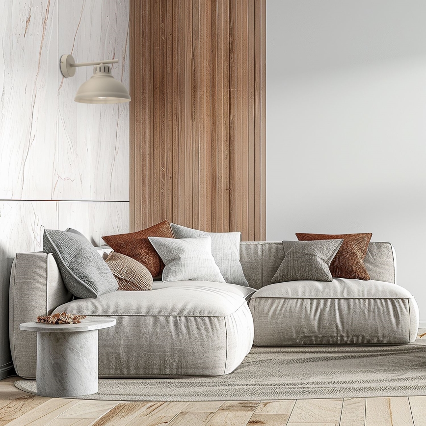 Væglampe SVEN 1xE27/15W/230V beige