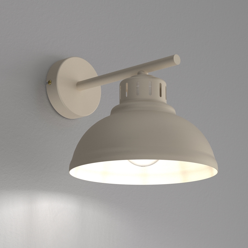 Væglampe SVEN 1xE27/15W/230V beige