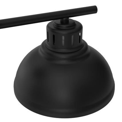 Væglampe SVEN 1xE27/15W/230V sort/guldfarvet