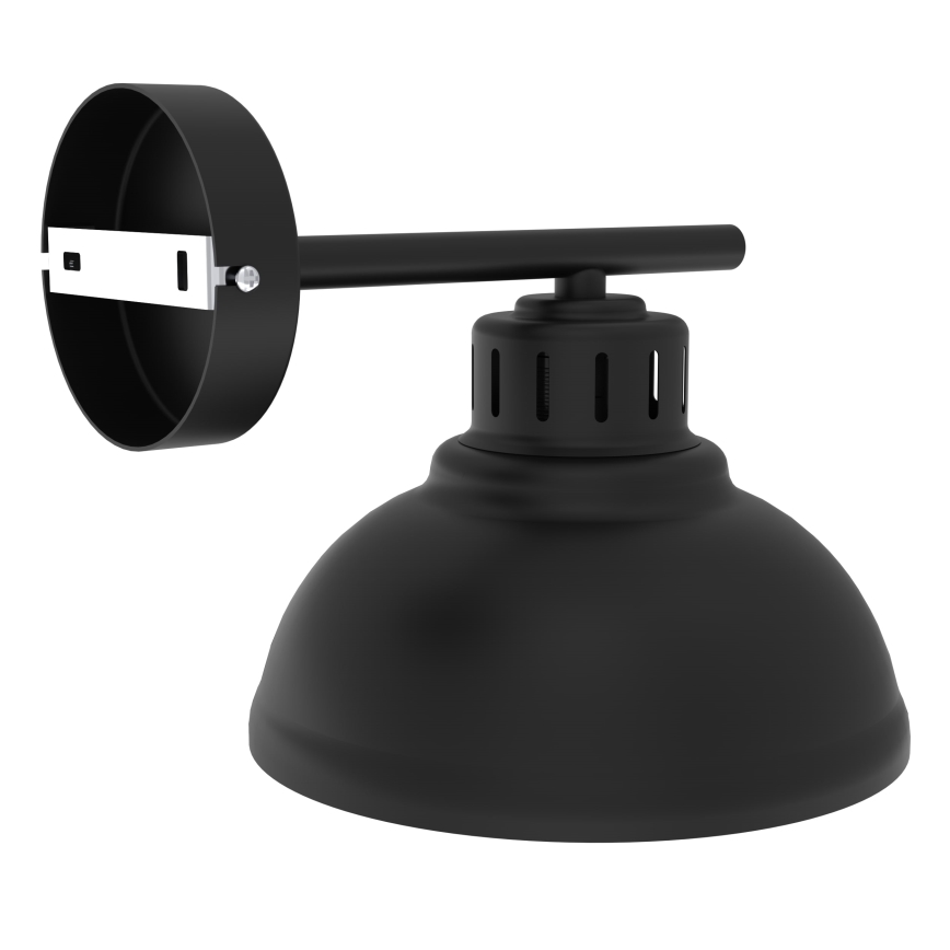 Væglampe SVEN 1xE27/15W/230V sort