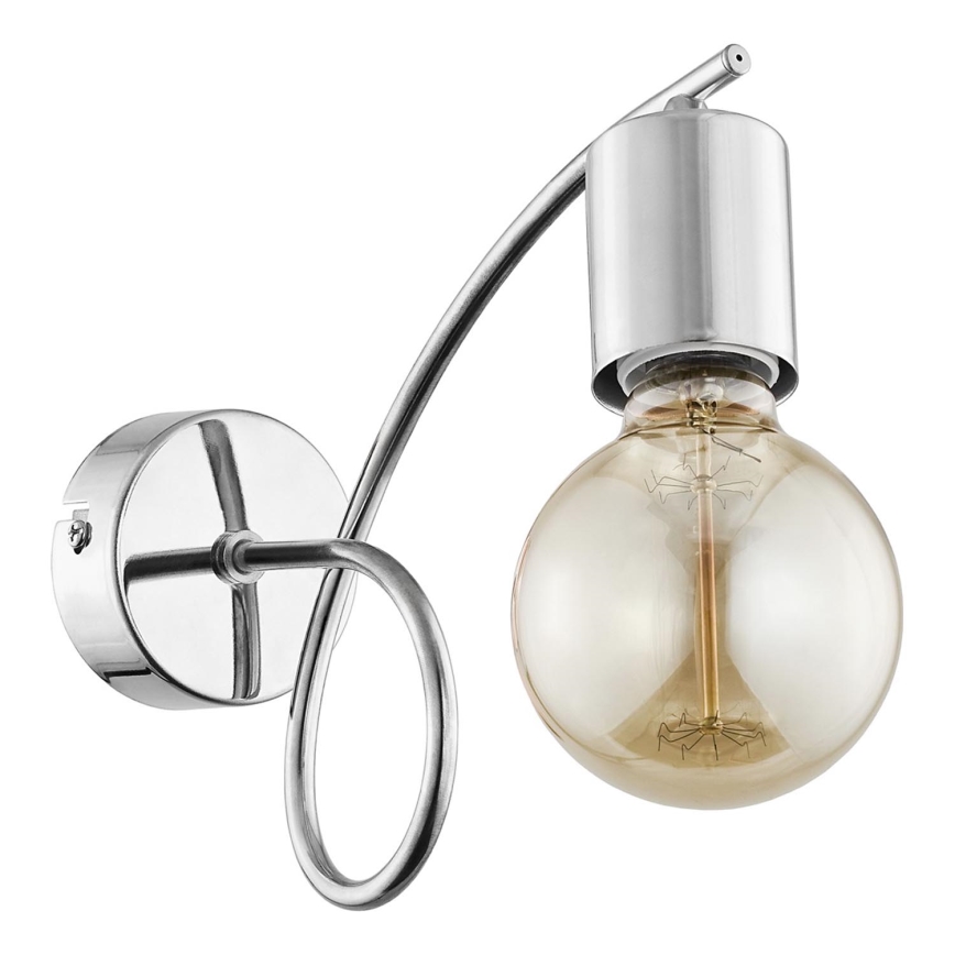 Væglampe TANGO 1xE27/15W/230V skinnende krom