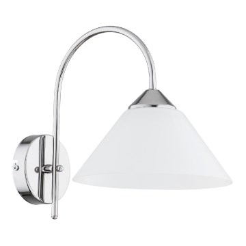 Væglampe TAPER 1xE27/15W/230V skinnende krom