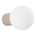 Væglampe til badeværelse HALO 1xG9/8W/230V diameter 12 cm IP44 beige