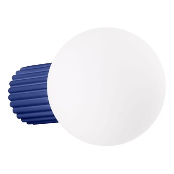 Væglampe til badeværelse HALO 1xG9/8W/230V diameter 12 cm IP44 blå