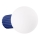 Væglampe til badeværelse HALO 1xG9/8W/230V diameter 12 cm IP44 blå