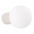 Væglampe til badeværelse HALO 1xG9/8W/230V diameter 12 cm IP44 cremefarvet