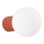 Væglampe til badeværelse HALO 1xG9/8W/230V diameter 12 cm IP44 orange
