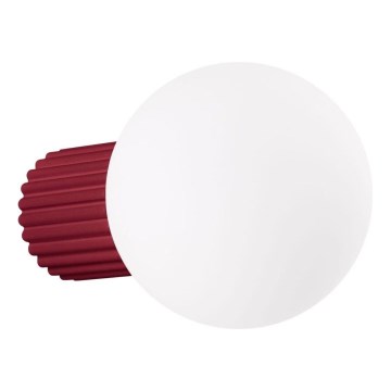 Væglampe til badeværelse HALO 1xG9/8W/230V diameter 12 cm IP44 rød