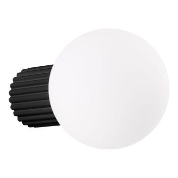 Væglampe til badeværelse HALO 1xG9/8W/230V diameter 12 cm IP44 sort