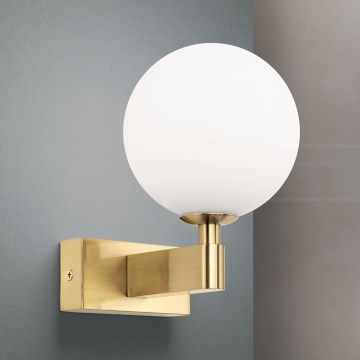 Væglampe til badeværelse MARA 1xG9/20W/230V IP44 guldfarvet