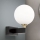 Væglampe til badeværelse MARA 1xG9/20W/230V IP44 sort
