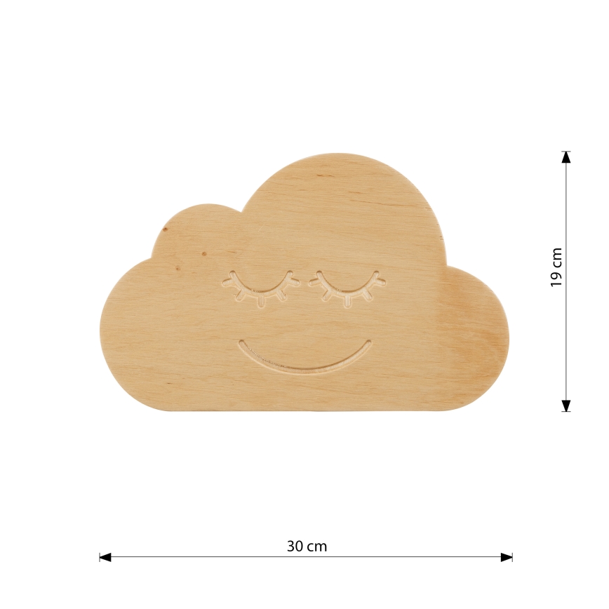 Væglampe til børn CLOUD 1xE14/10W/230V sky
