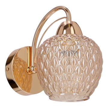 Væglampe TOBIAS 1xE27/40W/230V Rosenguld