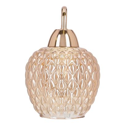 Væglampe TOBIAS 1xE27/40W/230V Rosenguld