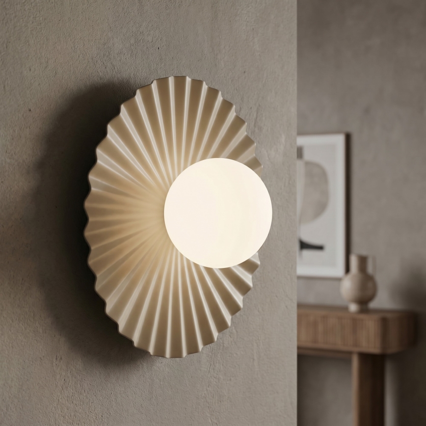 Væglampe UMBRA 1xG9/8W/230V beige