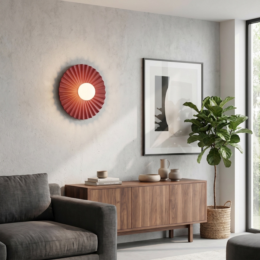 Væglampe UMBRA 1xG9/8W/230V rød