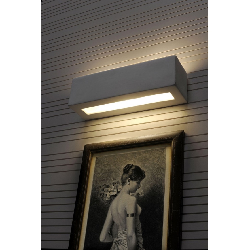 Væglampe VEGA 1xE27/60W/230V hvid