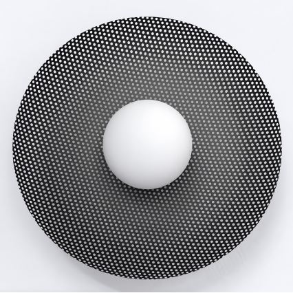 Væglampe VIBEZ 1xG9/8W/230V sort