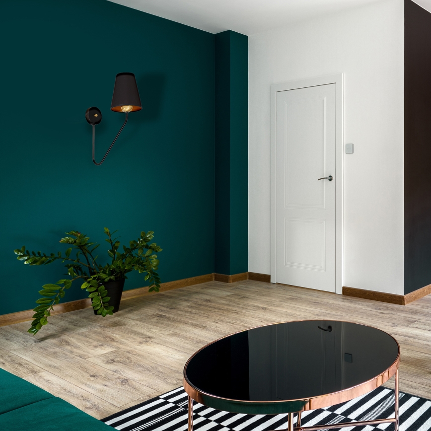 Væglampe VICTORIA 1xE27/60W/230V antik sort