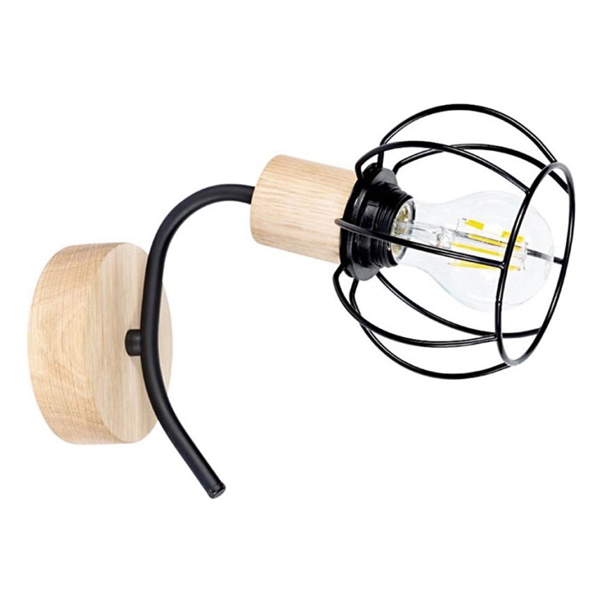 Væglampe VIVIANE 1xE27/60W/230V eg